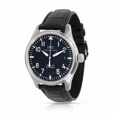 IWC Spitfire Mark XVI Mens Black Automatic Watch IW325501